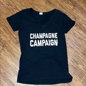 PINK victoria’s secret- Champagne Campaign tee - L